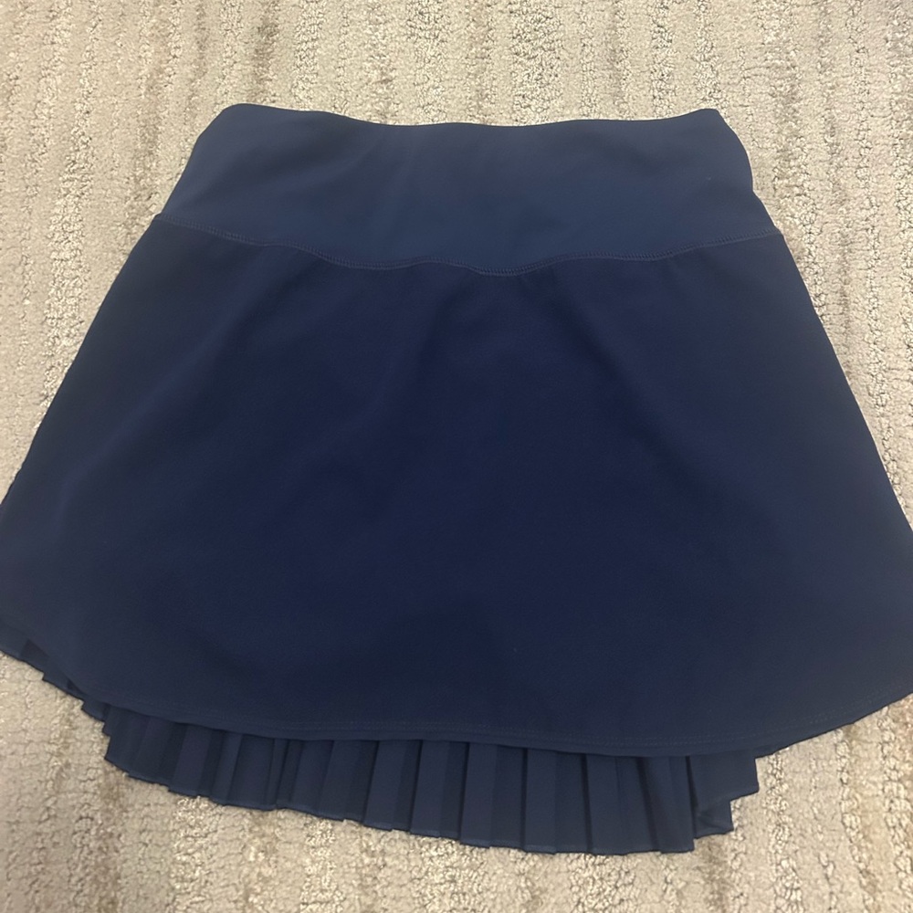 Baleaf Blue Mini Skater Skirt with Pleats